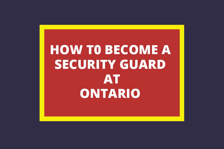 How to become a security guard
